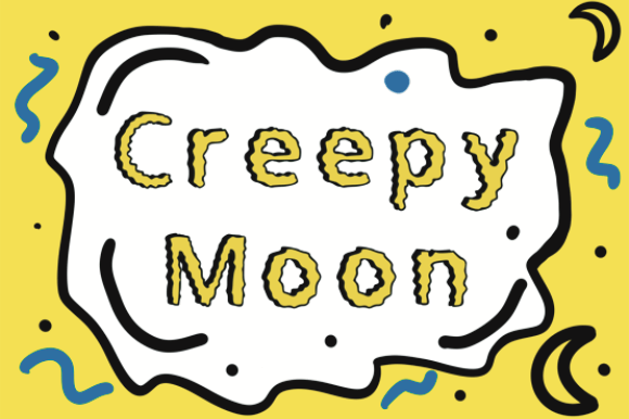 Creepy Moon: A Handwritten Font for Distinctive Branding