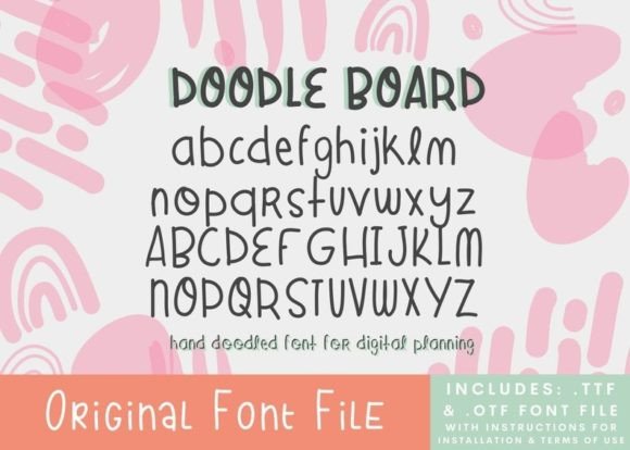 Doodle Board Font: A Practical Tool for Building Your Brand