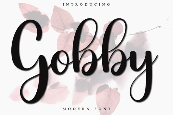 Gobby: A Delicate Script Font That Elevates Your Brand