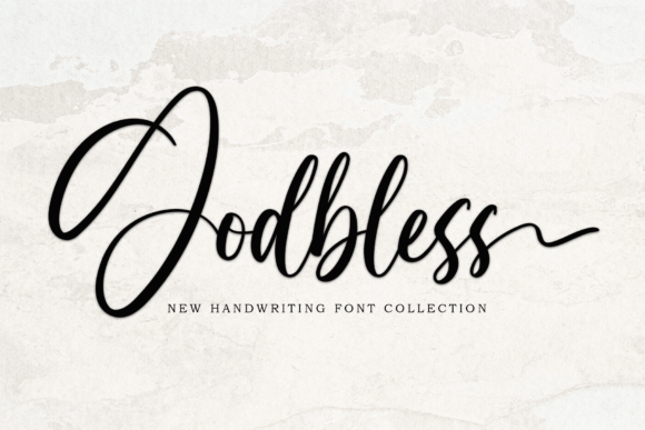 Godbless: A Delicate Font for Campaigns That Need a Personal Touch