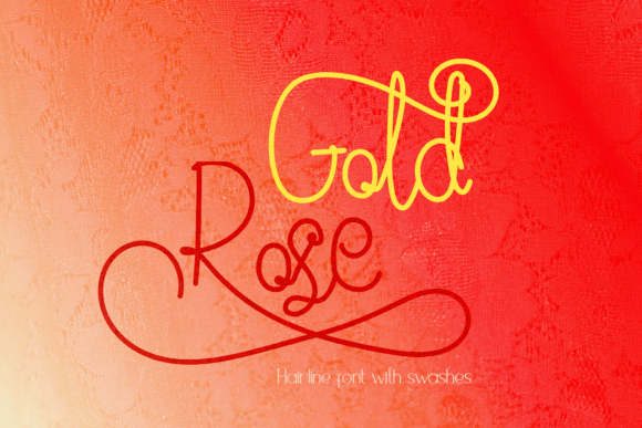 Gold Rose: A Script Font Review for Real-World Designers
