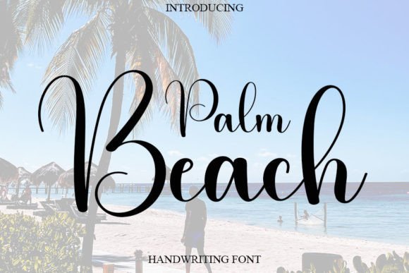 Infusing Luxury into My Handmade Projects with Palm Beach Font