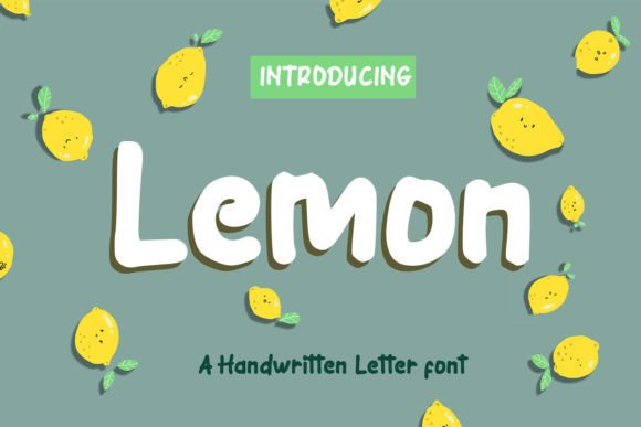 Lemon: A Sweet Handwritten Font for Polished Web Design
