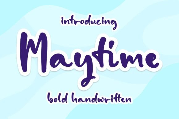 Maytime: The Bold Handwritten Font for Creative Product Design