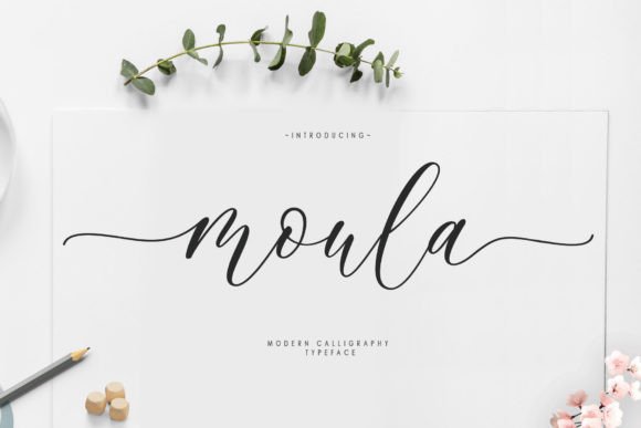 Moula: The Elegant Script Font for Handmade Makers