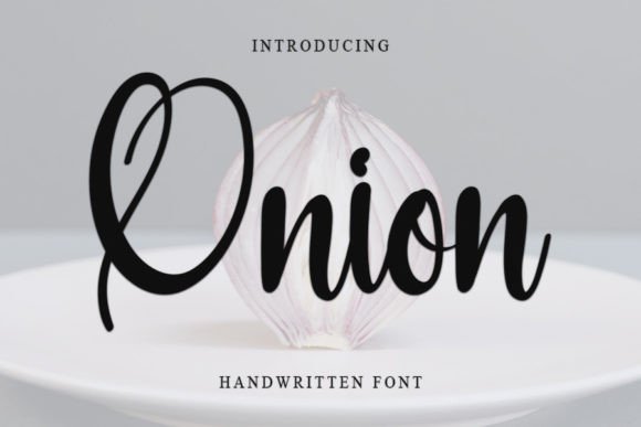 Onion Font: An Elegant Handwritten Script for Digital Branding
