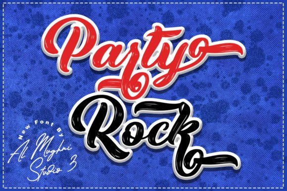 Party Rock: A Handwritten Font for Editorial Personality