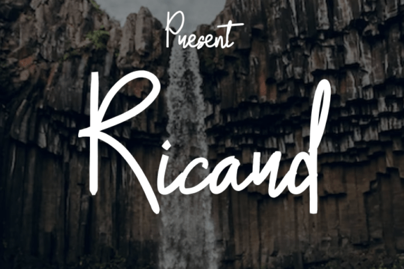 Ricard: The Script Font for Campaigns That Need to Stand Out
