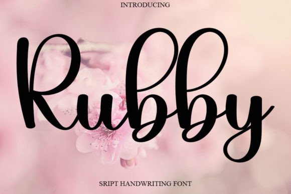 Rubby: The Handwritten Font for Editorial Projects