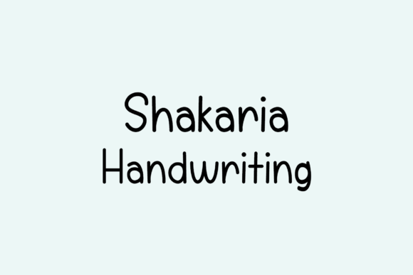 Shakaria: The Craft-Friendly Handwritten Font for Beautiful Projects