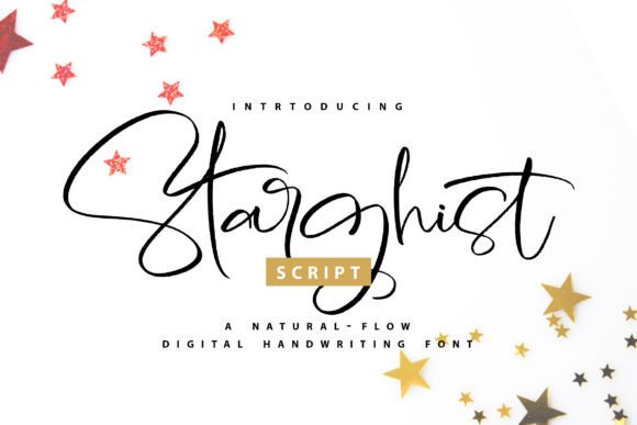 Starghist: A Refined Script Font for Crafters and Creators