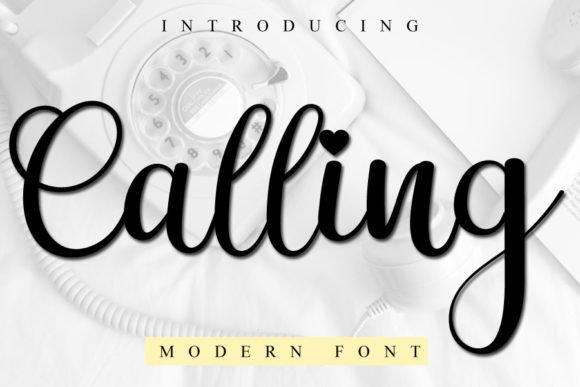 Testing Calling: How a Script Font Shapes a Brand Story