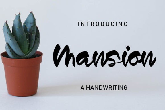 The Mansion Font: A Handwritten Elegance for Editorial Design