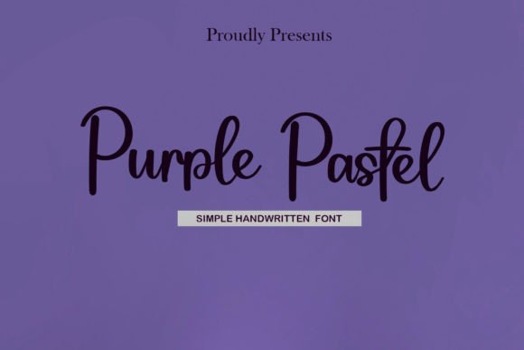 The Purple Pastel Font: A Handwritten Asset for Brand Storytelling