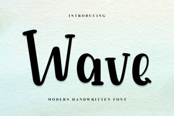 Wave Typeface: A Handwritten Font That Elevates Your Brand