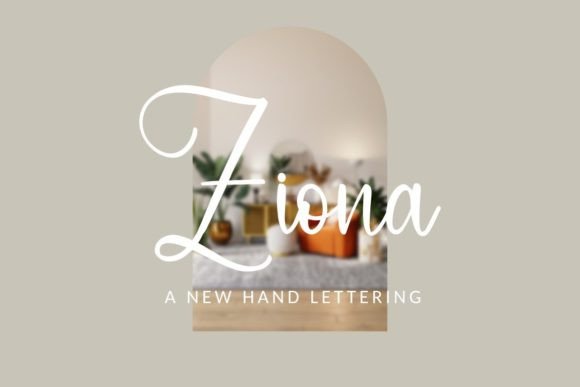 Ziona: A Calligraphy Typeface for Elegant Digital Design